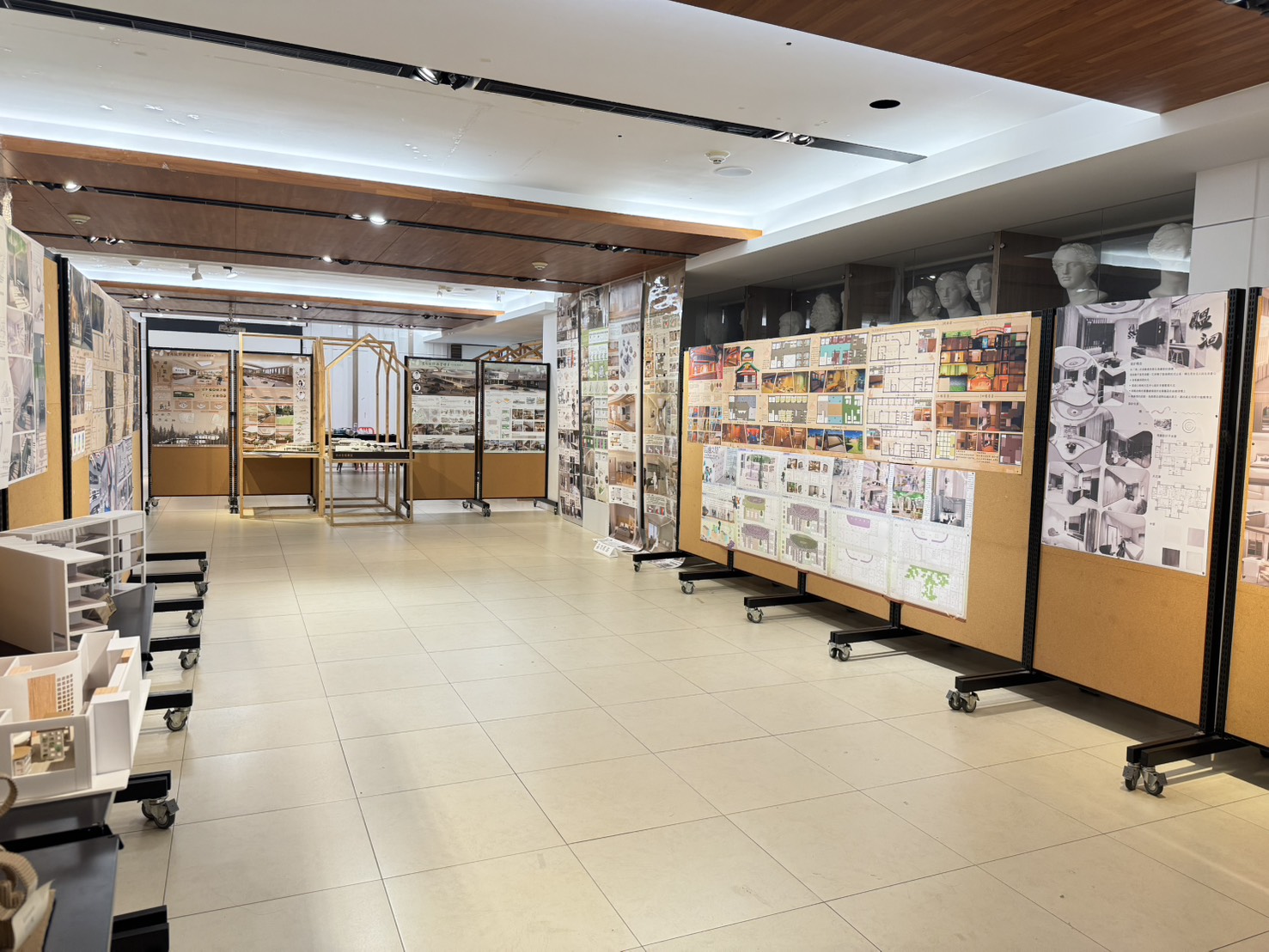 第二區展場現場 數位整合空間實踐